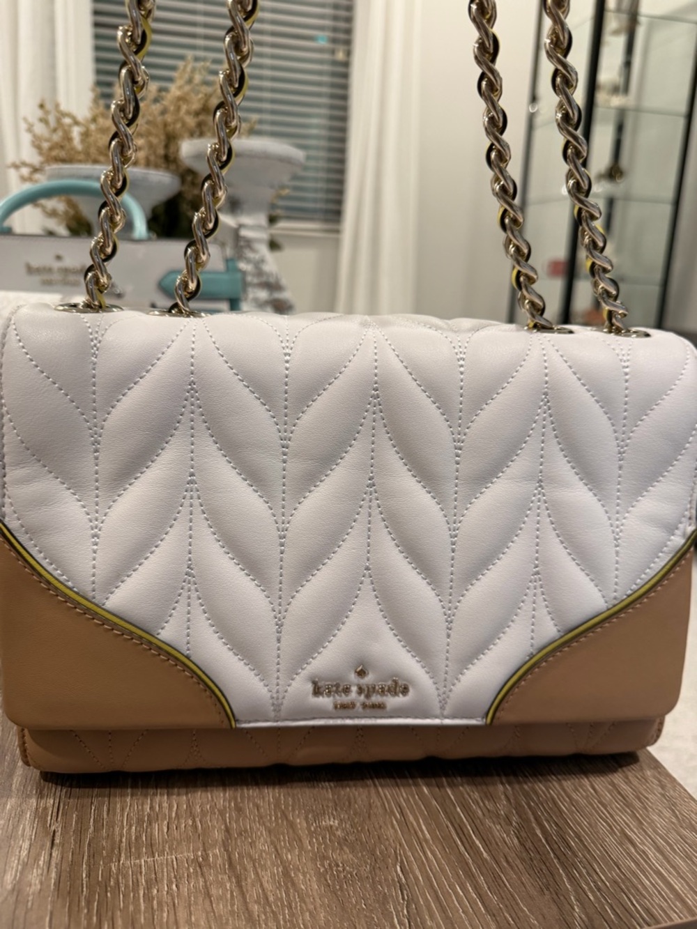 NWOT Kate Spade Quilted Chain Shoulder Bag
